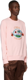 Casablanca Pink 'Casa Okinawa' Sweatshirt