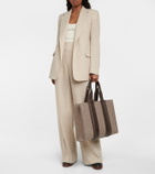 Chloe - Woody Large felt tote bag