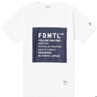 FDMTL Men's Square Logo T-Shirt in White