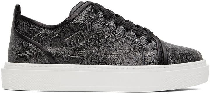 Photo: Christian Louboutin Black Adolon Junior Sneakers