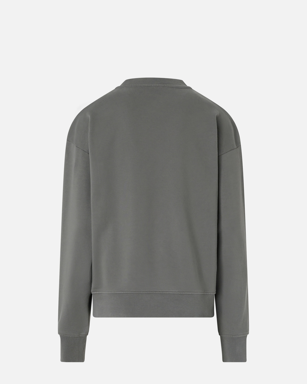 Pinko Crew Neck Sweatshirt With Lips Race Mouth Print Grey Dark Seagull