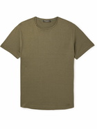 Loro Piana - Slim-Fit Silk and Cotton-Blend Jersey T-Shirt - Green