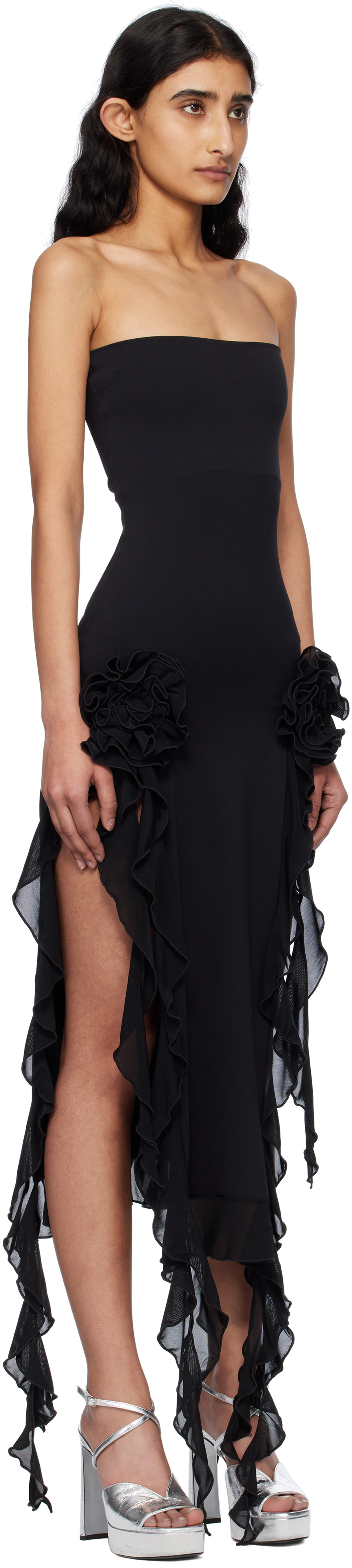 Fancì Club Black 'The Thieves Evening' Maxi Dress