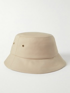 Burberry - Reversible Logo-Print Checked Cotton-Twill Bucket Hat - Neutrals