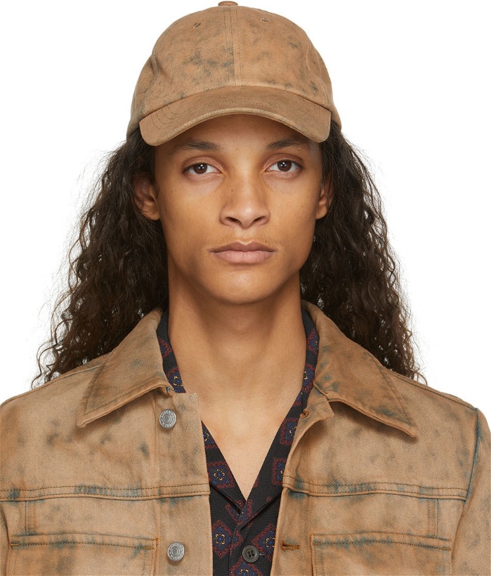 Photo: Dries Van Noten Taupe Washed Giles Cap