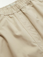 Stone Island - Ghost Straight-Leg Logo-Appliquéd Cotton-Canvas Shorts - Neutrals