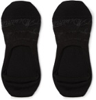 Berluti - Scritto Logo-Intarsia Stretch Cotton-Blend No-Show Socks - Black