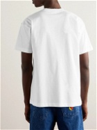 SKY HIGH FARM - Logo-Appliquéd Cotton-Jersey T-Shirt - White