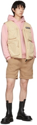 MACKAGE Tan Elwood Shorts