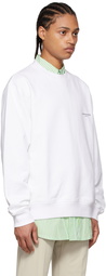 Wooyoungmi White Cotton Sweatshirt