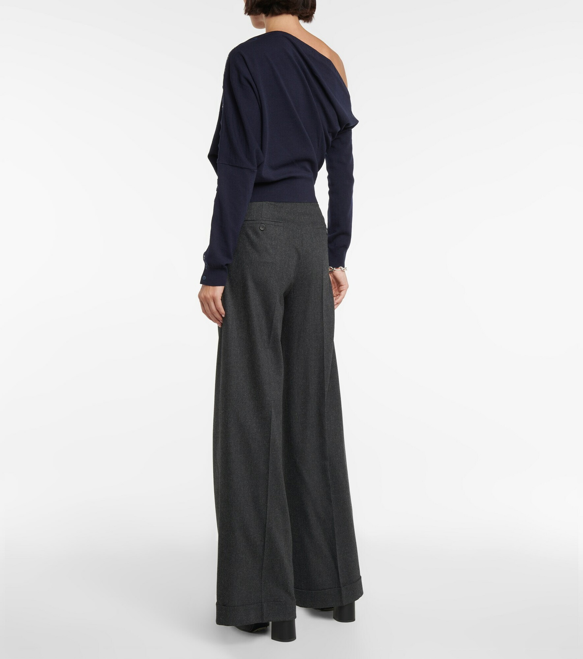 Altuzarra - Cragen one-shoulder wool-blend sweater Altuzarra