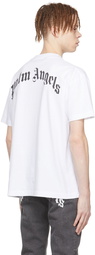 Palm Angels White Cotton T-Shirt