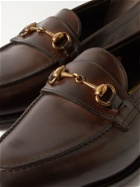 George Cleverley - Colony Horsebit Leather Loafers - Brown