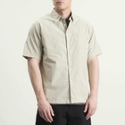 thisisneverthat Men's Check Short Sleeve Shirt in Lemon