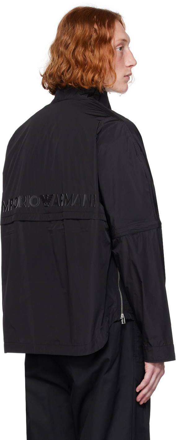 Emporio Armani Black Bonded Jacket