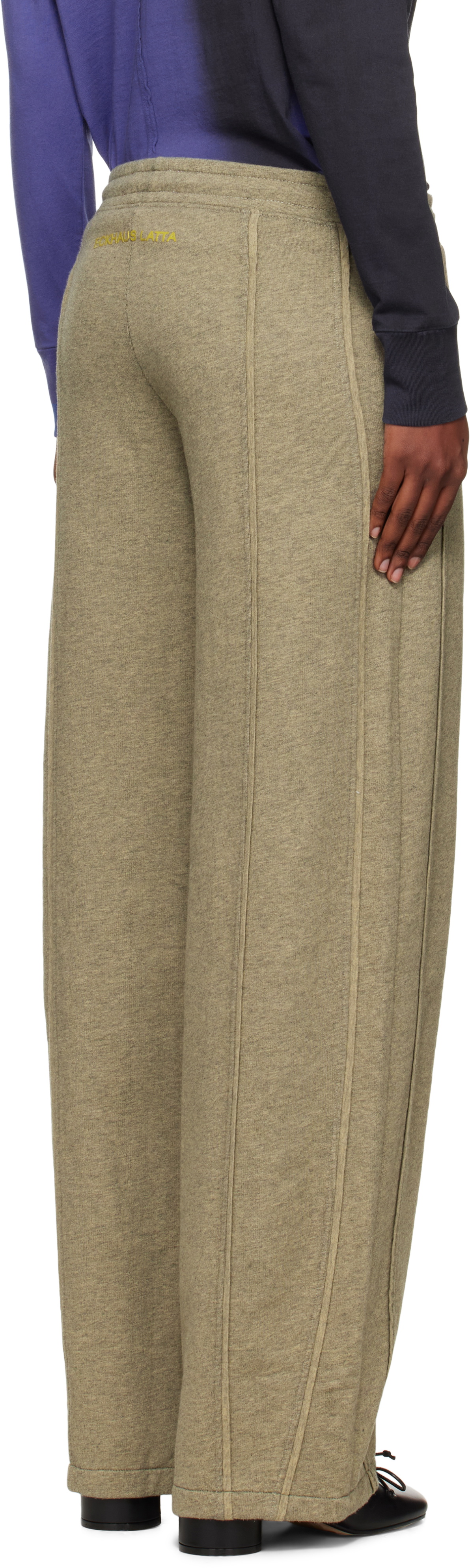 Eckhaus Latta Gray El Sweatpants