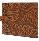 Our Legacy - Embossed Leather Billfold Wallet - Brown