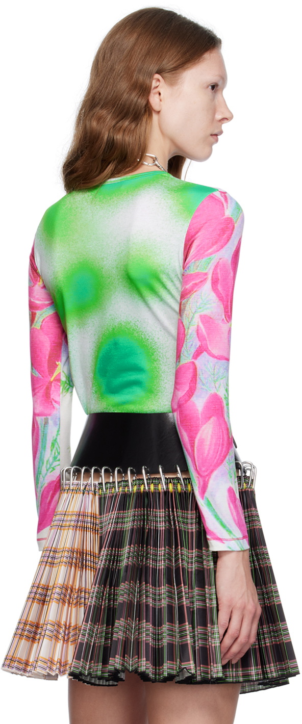 Chopova Lowena Pink Sexy Mermaid Long Sleeve T-Shirt Chopova Lowena