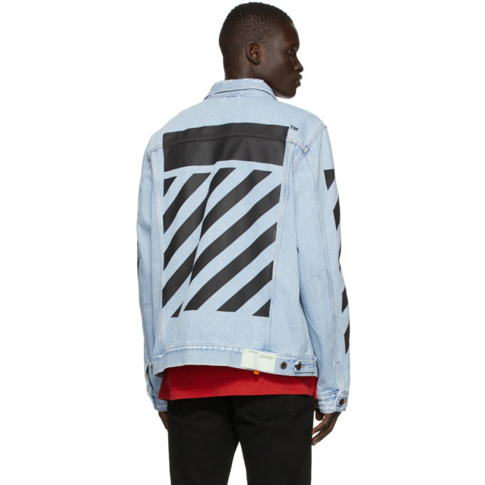 Off White Temp 2018 White and Blue Jacket