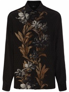 ETRO - Floral Print Silk Bowling Shirt