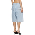 Entire Studios Blue Spar Denim Shorts