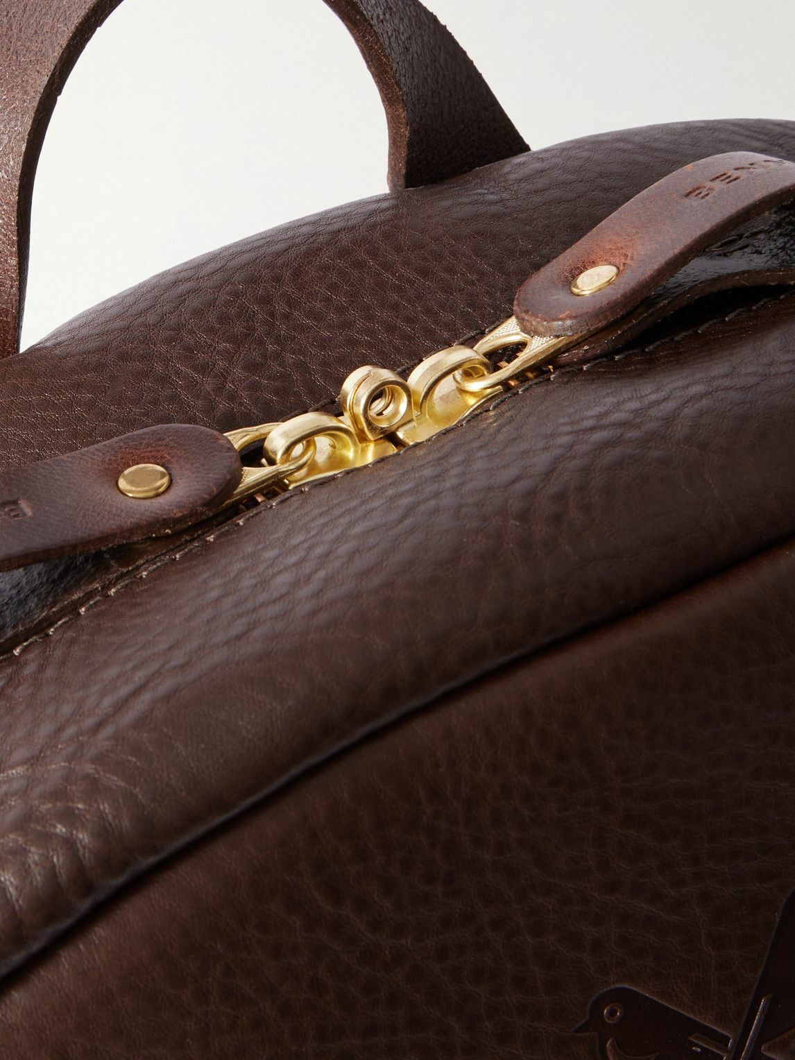 Bennett Winch - Logo-Debossed Full-Grain Leather Backpack Bennett Winch