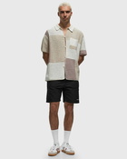 Thisisneverthat Block Crochet Knit Shirt Beige - Mens - Shortsleeves