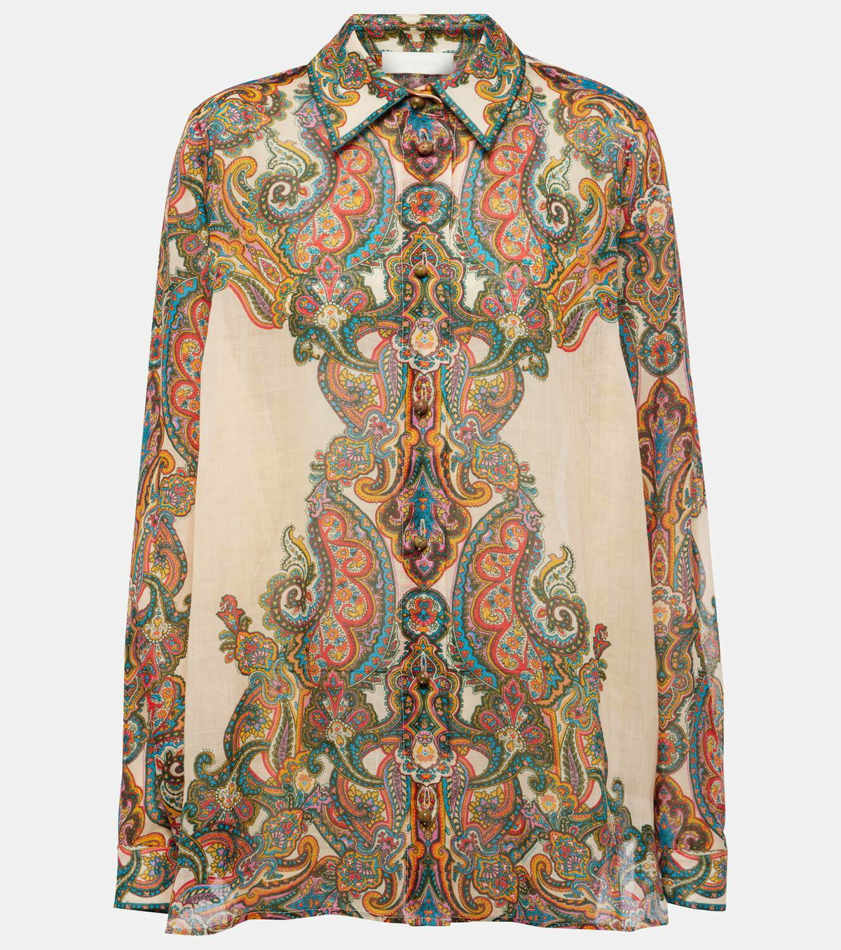 Zimmermann Ottie Oversized paisley shirt Zimmermann