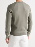 TOM FORD - Cotton and Silk-Blend Sweater - Brown