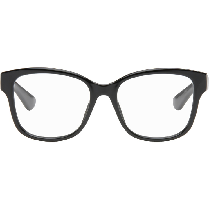 Photo: Gucci Black Large Square Acetate Glasses