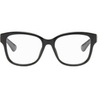 Gucci Black Large Square Acetate Glasses