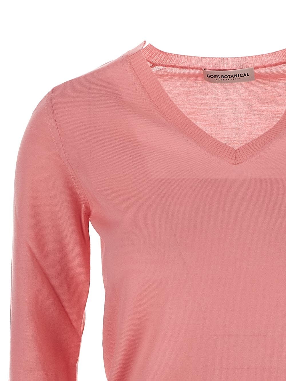 Goes Botanical V Neck Sweater