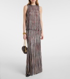 Missoni Caperdoni Small sequined clutch