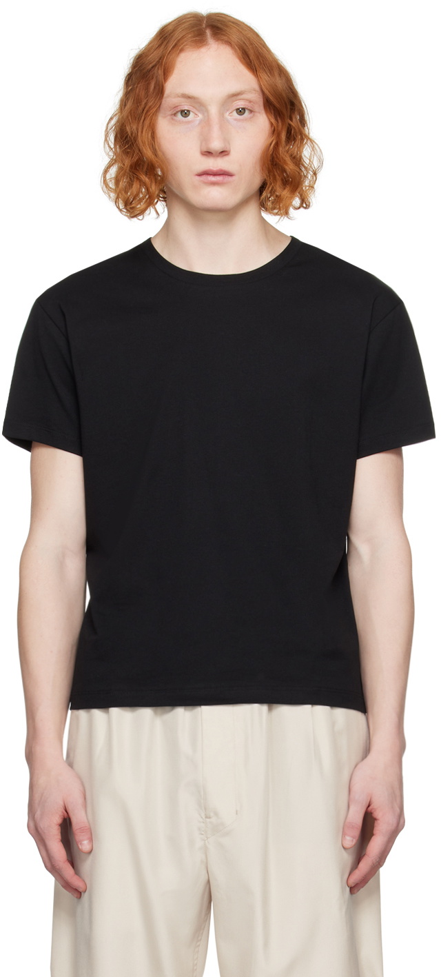Second/Layer Three-Pack Black T-Shirts Second/Layer