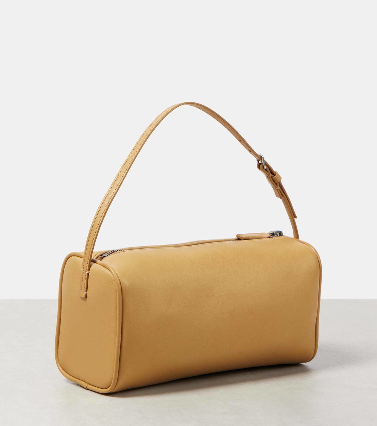 THE ROW ☆Bag 90's en Cuir The Row | 90's bag dark khaki leather bag | Savannahs