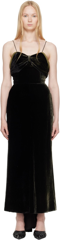 Photo: Maison Margiela Black Silk Maxi Dress