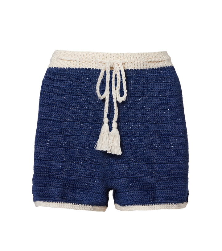 Photo: Anna Kosturova Crochet cotton shorts