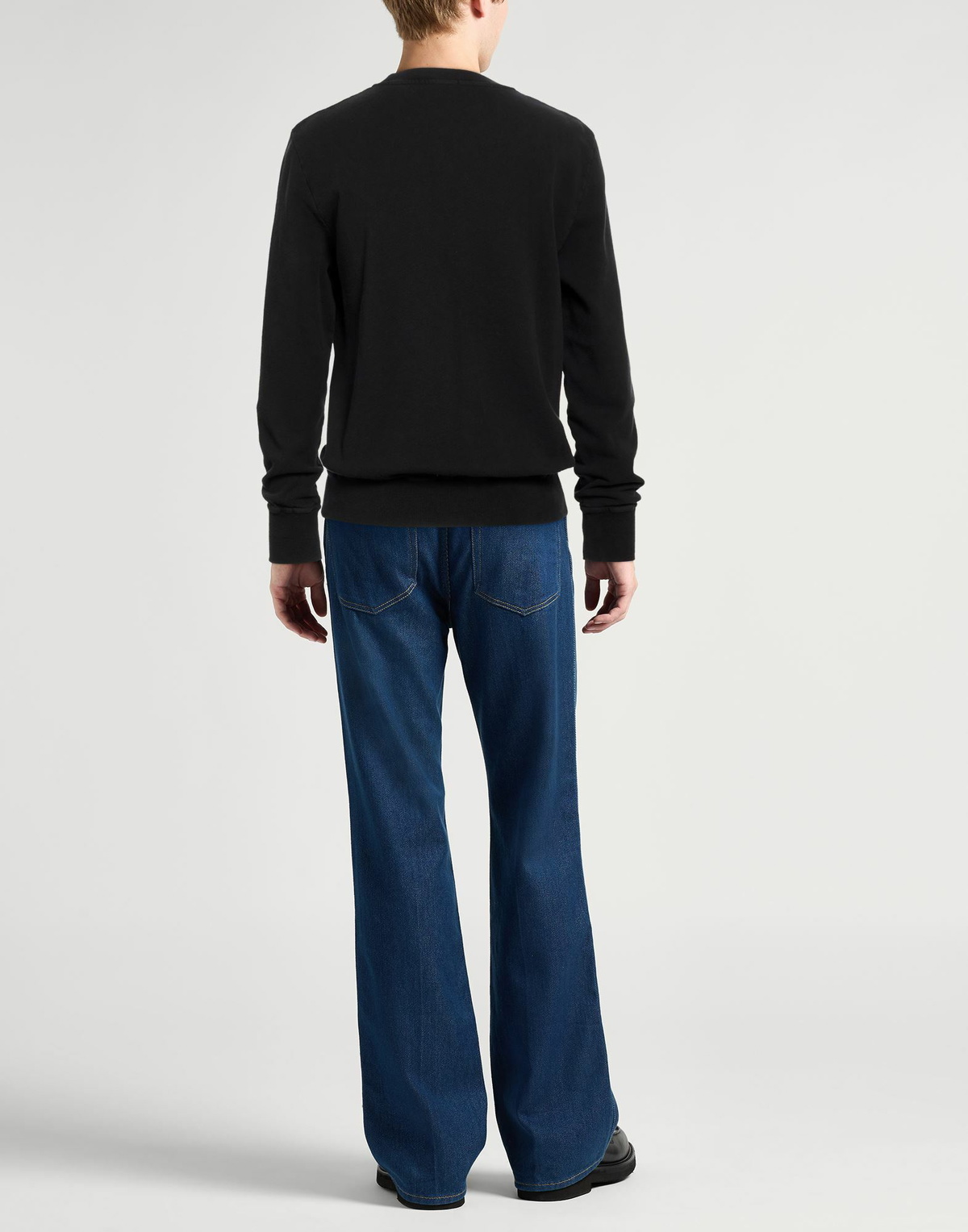 Crossley Mens Sweatshirt in Black