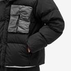 C.P. Company Men's Chrome-R Mixed Goggle Down Jacket in Black