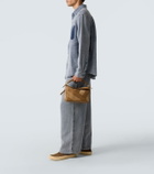 Loewe Rio suede lace-up shoes