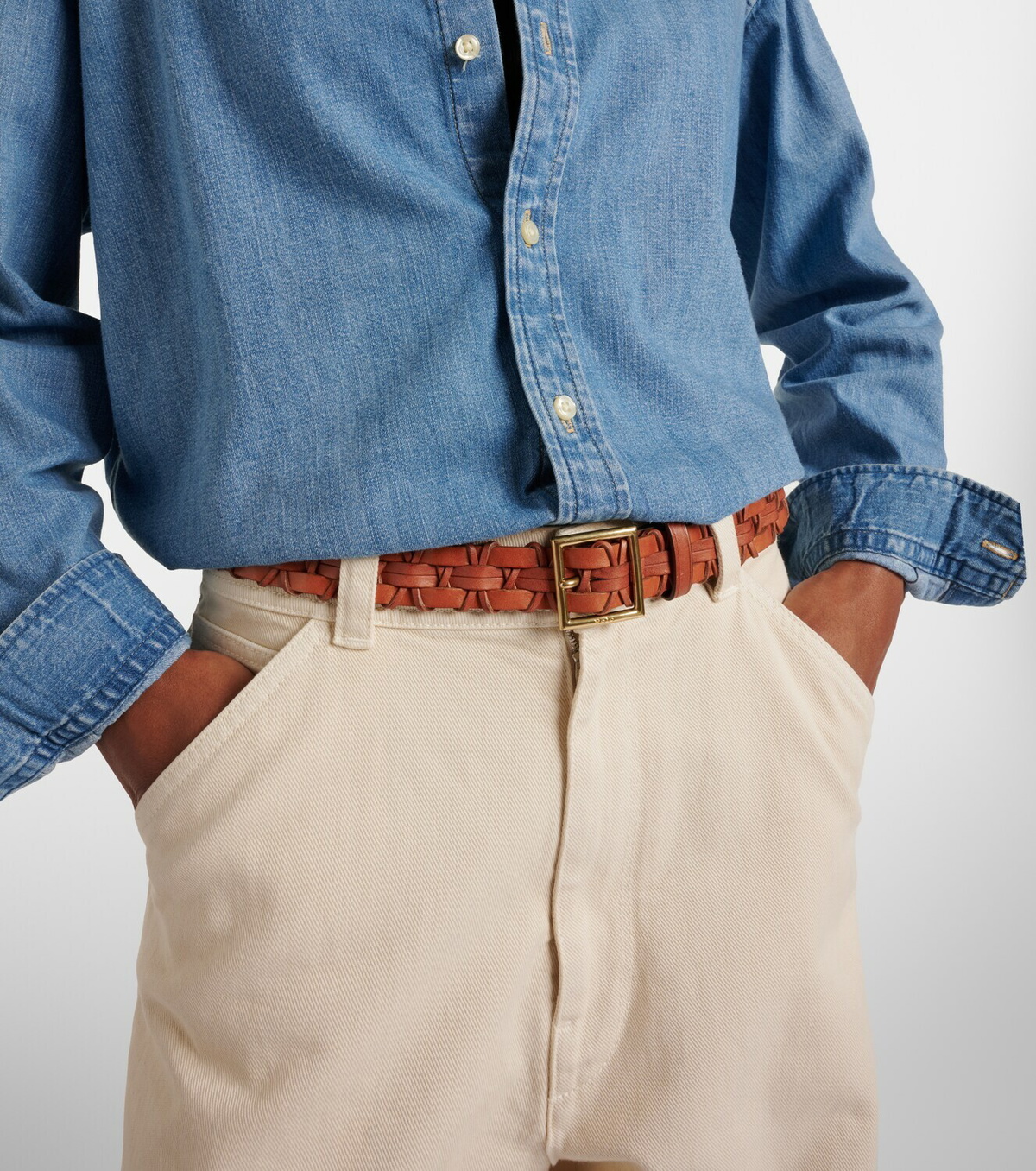 Polo Ralph Lauren Braided leather belt