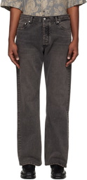 HOPE Black Relaxed Bootcut Jeans