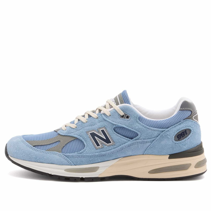 Photo: New Balance U991BV2 Sneaker Made in UK in Celestial Blue