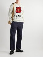 KENZO - Logo-Jacquard Wool Sweater - White