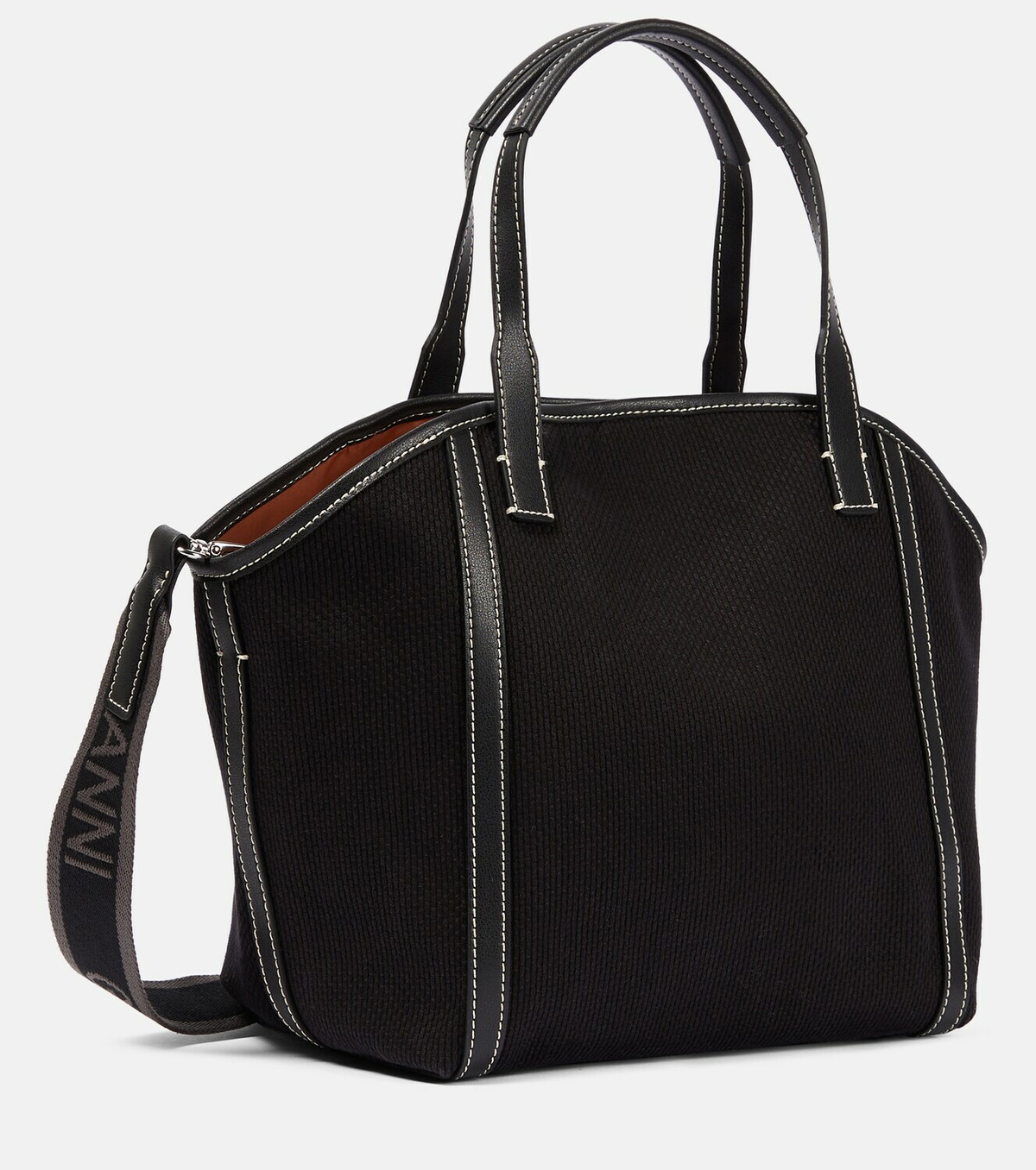 【GANNI】SMALL BANNER TOTE BAG Ganni Banner Small tote bag GANNI