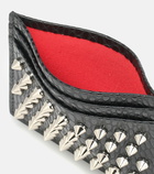 Christian Louboutin - Studded leather card holder