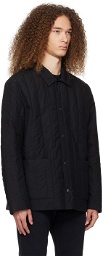 Sunspel Black Quilted Jacket