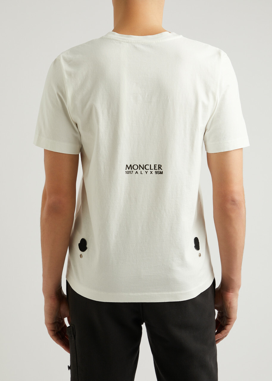 Moncler Genius 6 1017 Alyx 9SM Logo Cotton T-shirt White