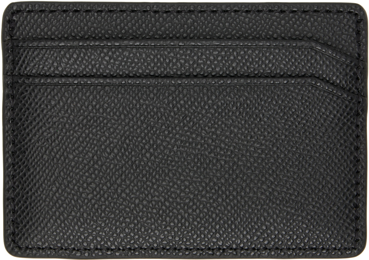 Hugo Black Leather Card Holder