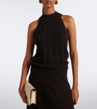 Lisa Yang Serafine cable-knit cashmere top